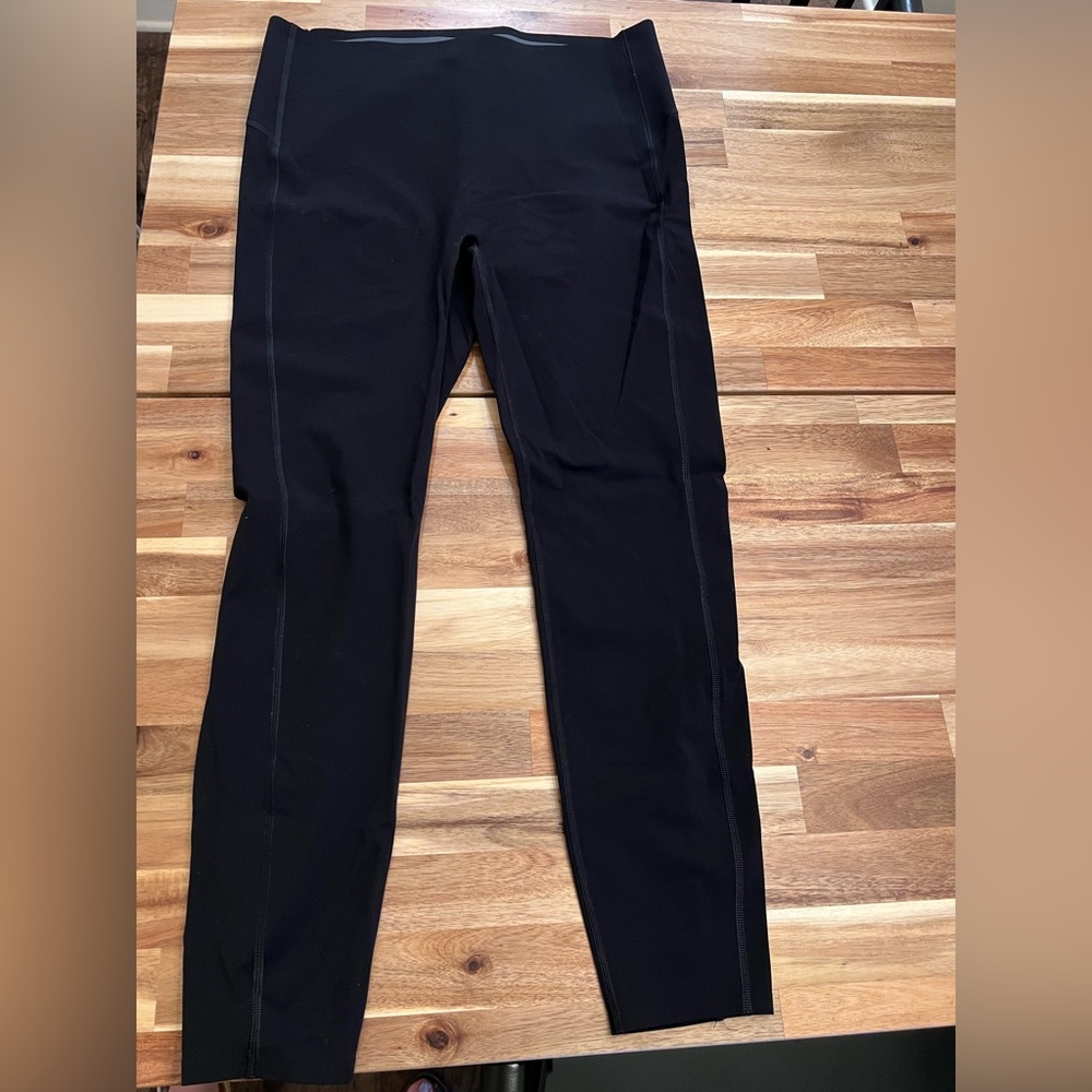 Spanx seamless black leggings